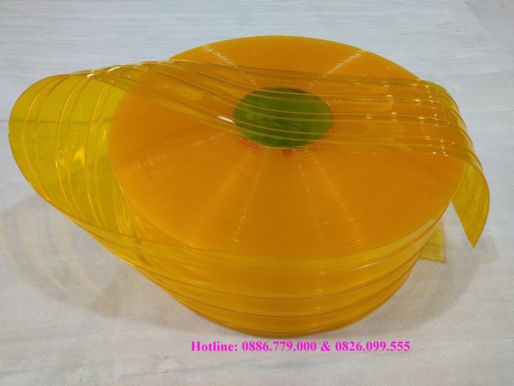 Bán Cuộn nhựa PVC chịu nhiệt độ âm sâu, Cuộn rèm nhựa PVC sóng gân (màu ...